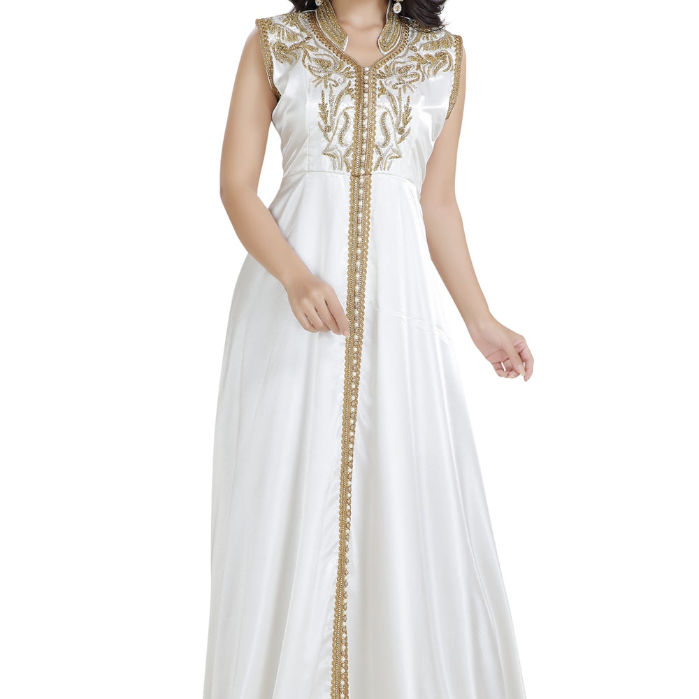 
                  
                    Embroidered Abaya Jellabiya Kaftan Dress - Maxim Creation
                  
                