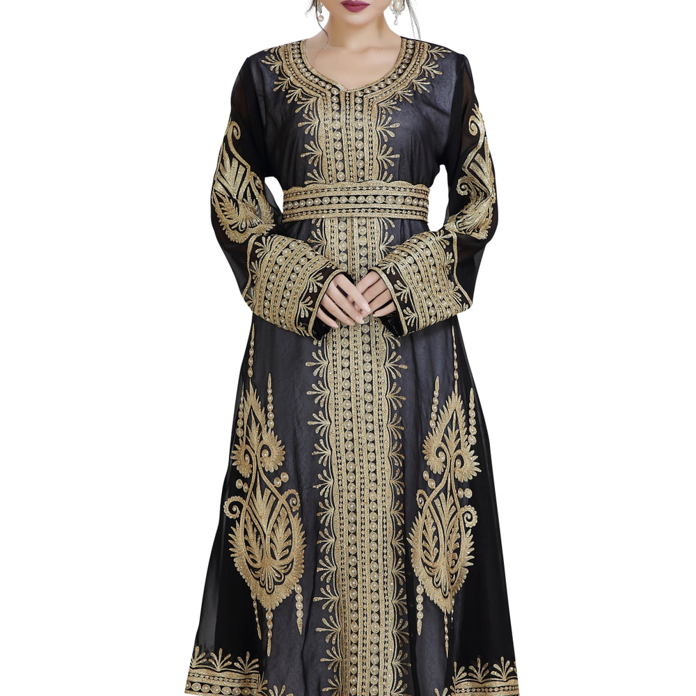 
                  
                    Khaleeji Thobe Aztec Gown Wedding Dress - Maxim Creation
                  
                