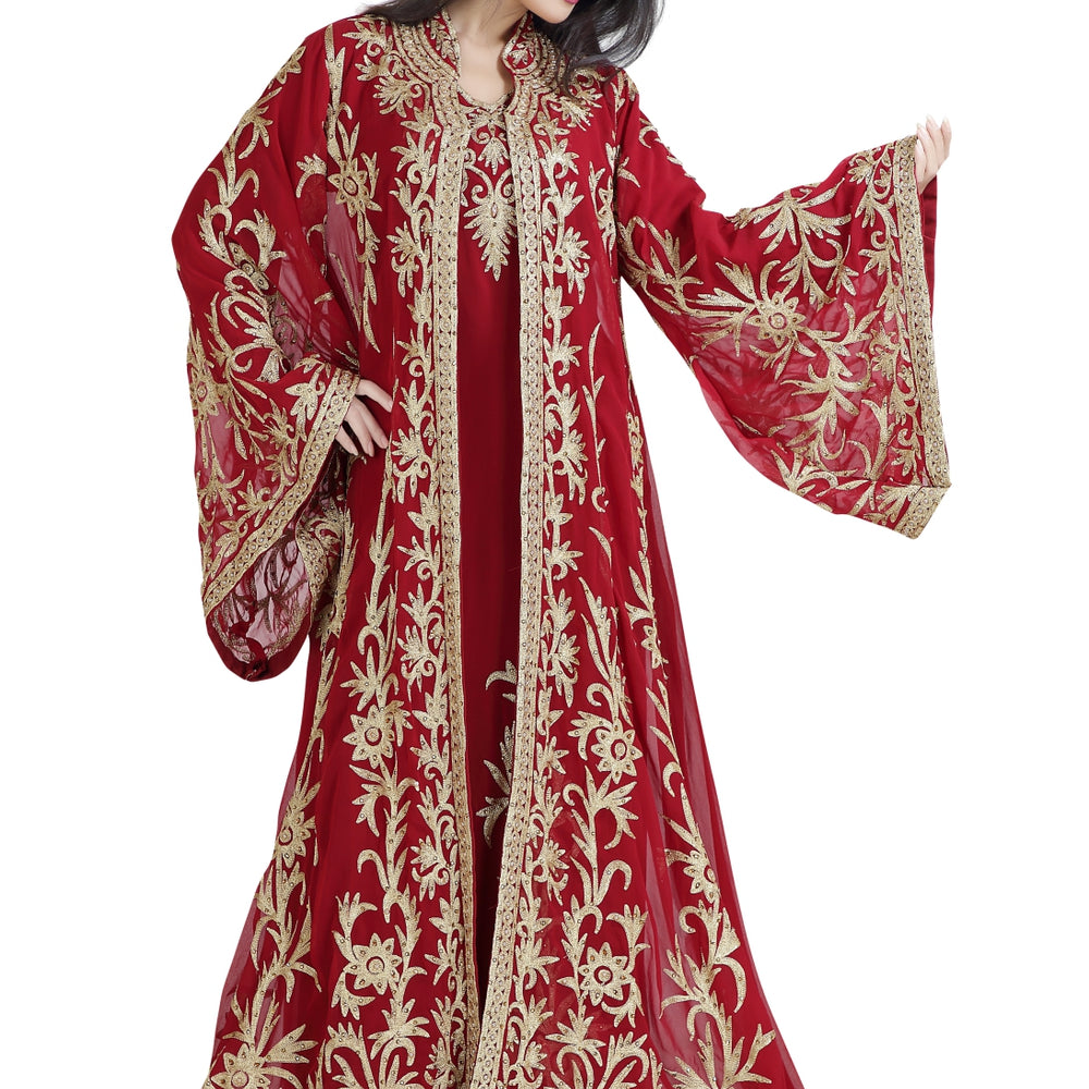 
                  
                    Traditional Dress Khaleeji Thobe Wedding Gown - Maxim Creation
                  
                