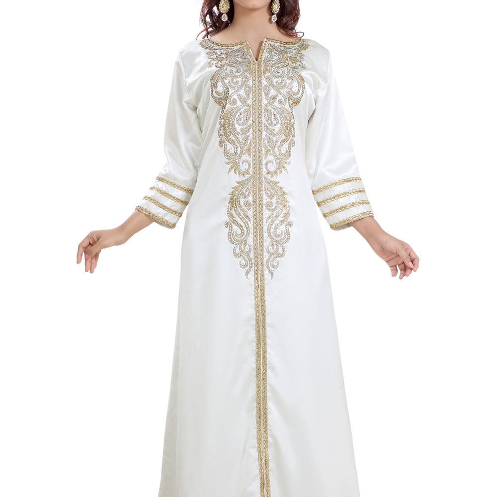 
                  
                    Satin Maxi Dress Evening Gown - Maxim Creation
                  
                