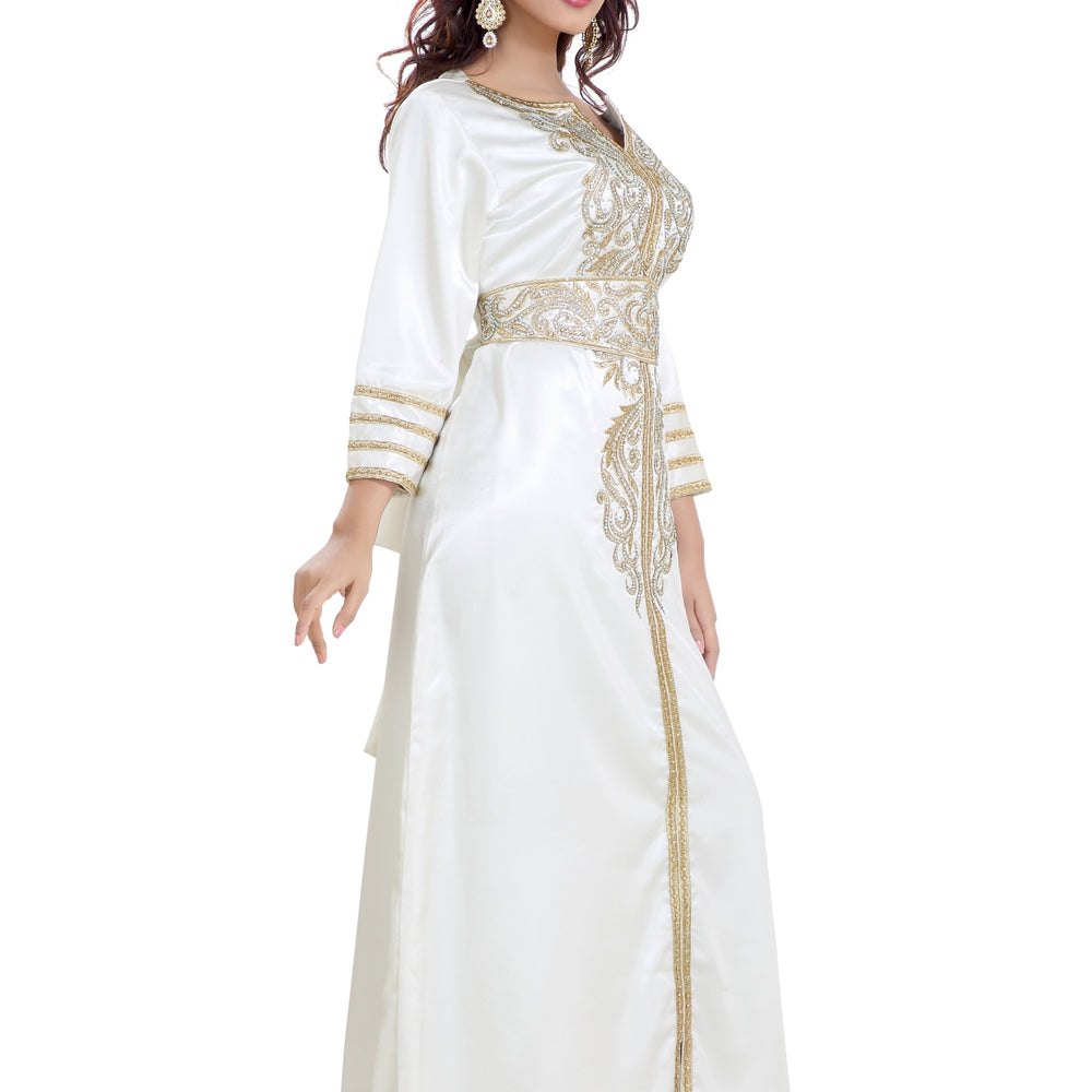 
                  
                    Satin Maxi Dress Evening Gown - Maxim Creation
                  
                