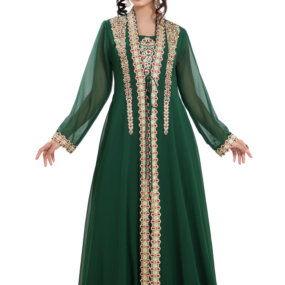 
                  
                    Designer Maxi Dress Robe Jalabiya - Maxim Creation
                  
                