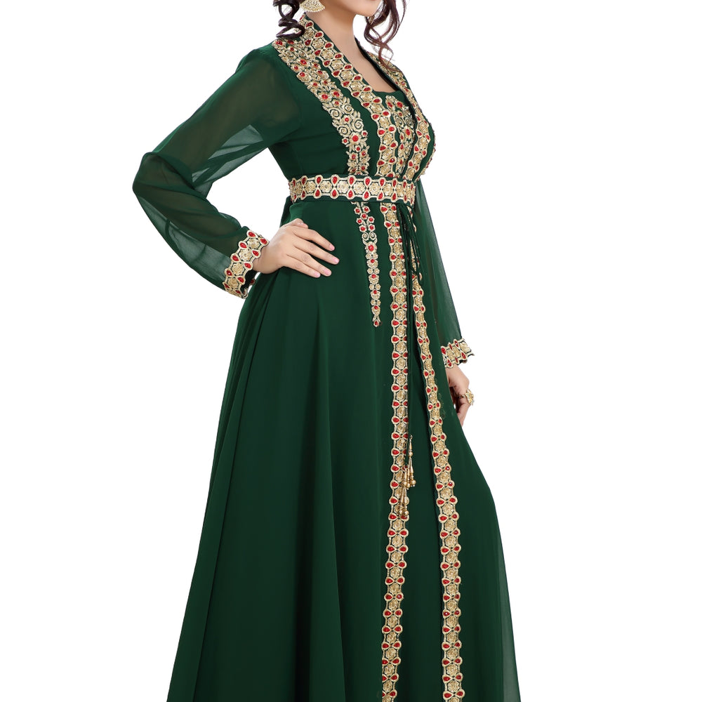 
                  
                    Designer Maxi Dress Robe Jalabiya - Maxim Creation
                  
                