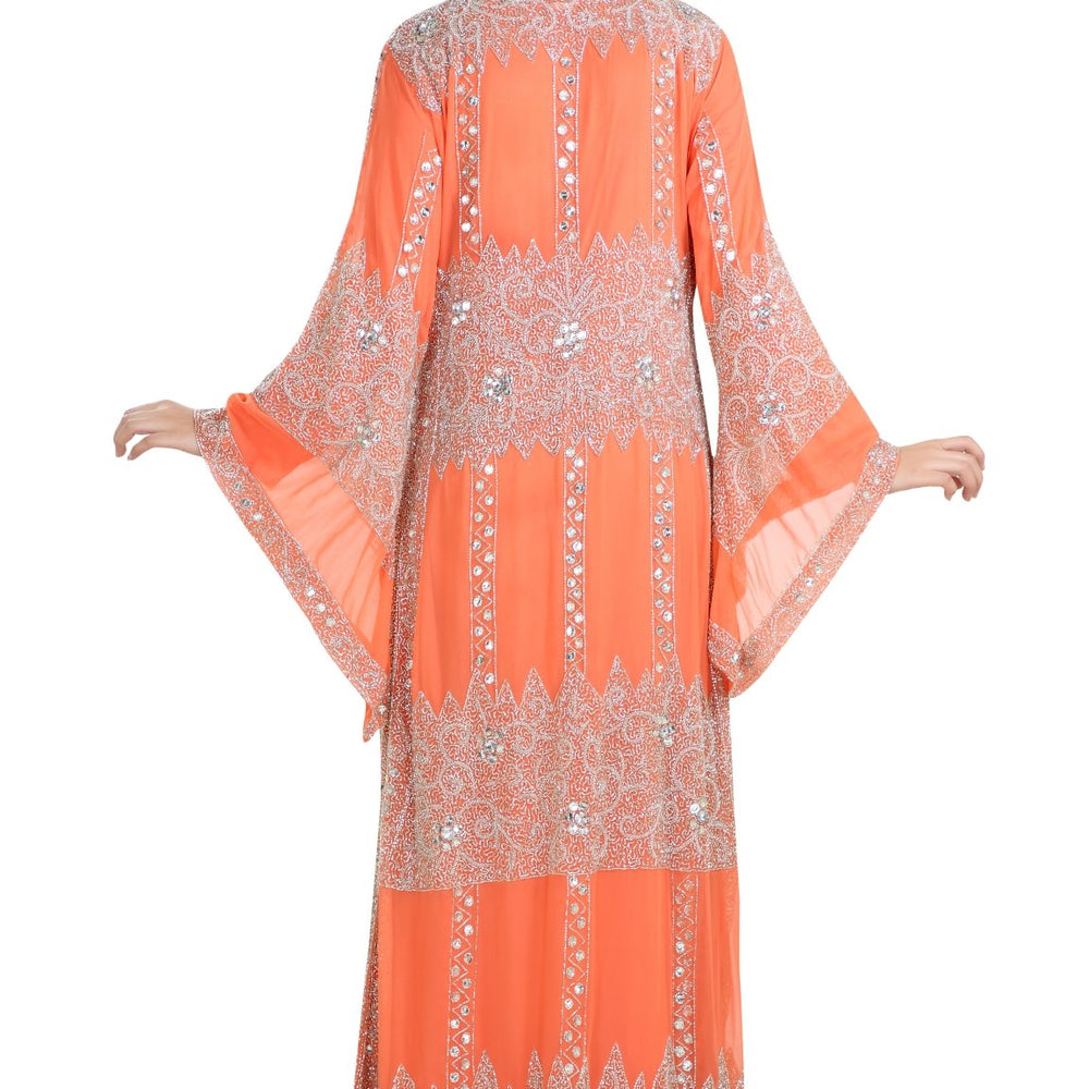 
                  
                    Traditional Dress Hand Embroidered Caftan - Maxim Creation
                  
                