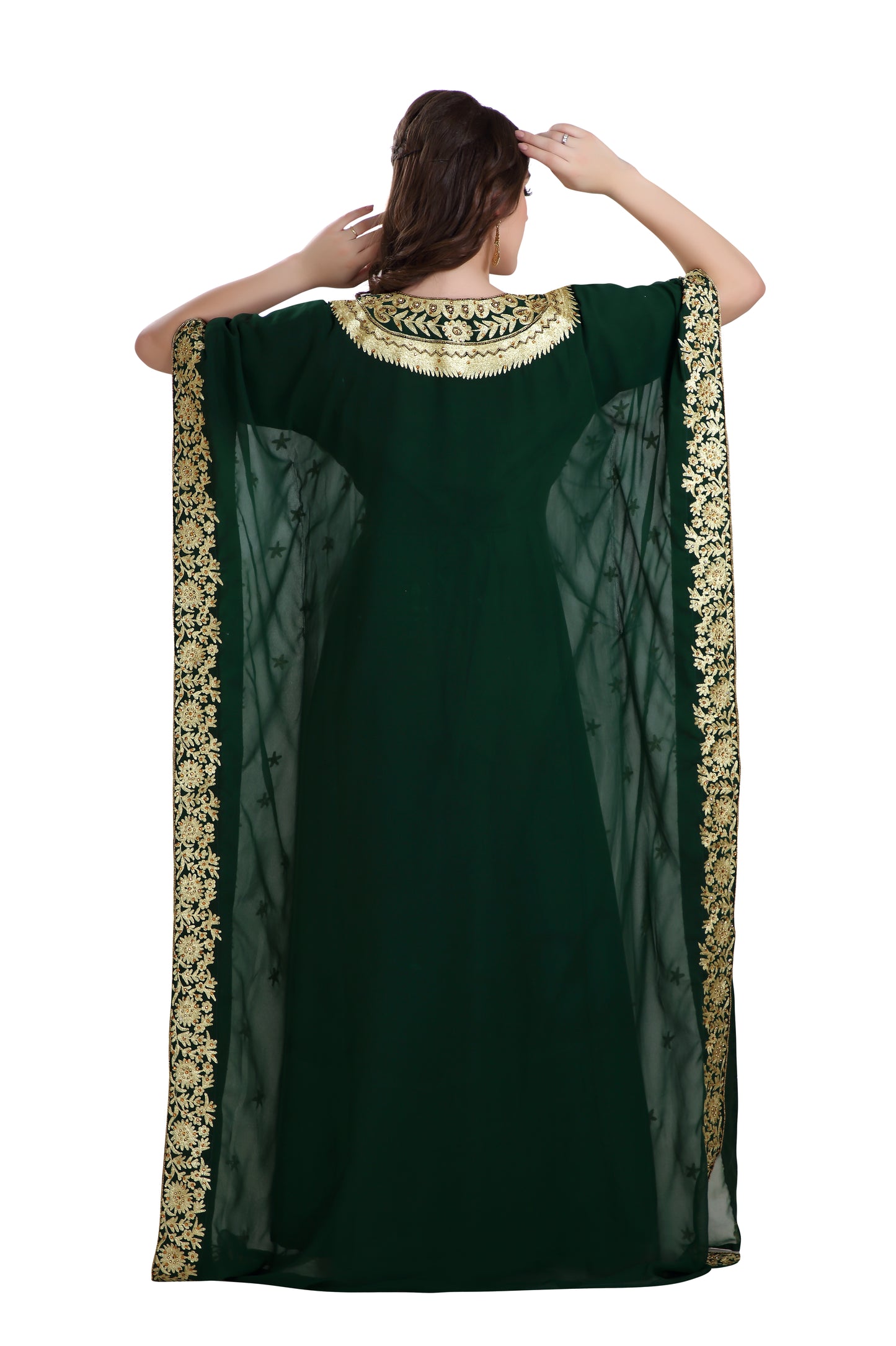 Farasha Maxi with Ari Zari Embroidery - Maxim Creation