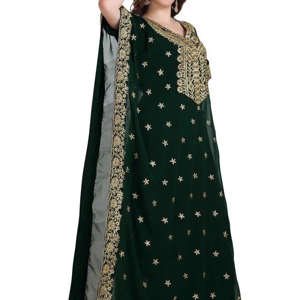 
                  
                    Farasha Maxi with Ari Zari Embroidery - Maxim Creation
                  
                