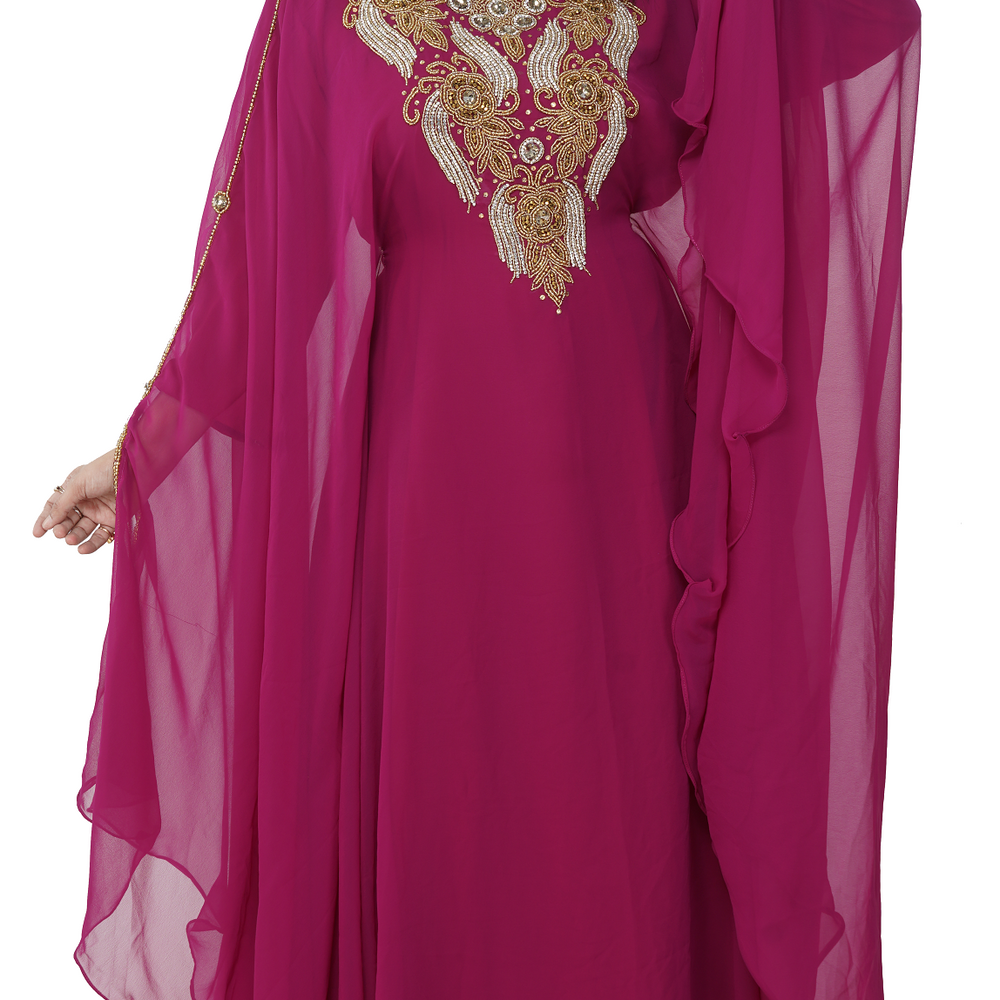 
                  
                    Arabian Kaftan Handmade Dress - Maxim Creation
                  
                