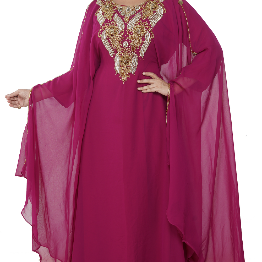 
                  
                    Arabian Kaftan Handmade Dress - Maxim Creation
                  
                