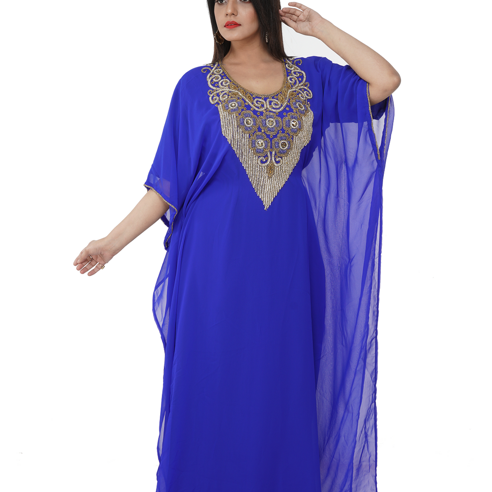 Designer Farasha Walima Gown For Beach Party Maxi - Maxim Creation