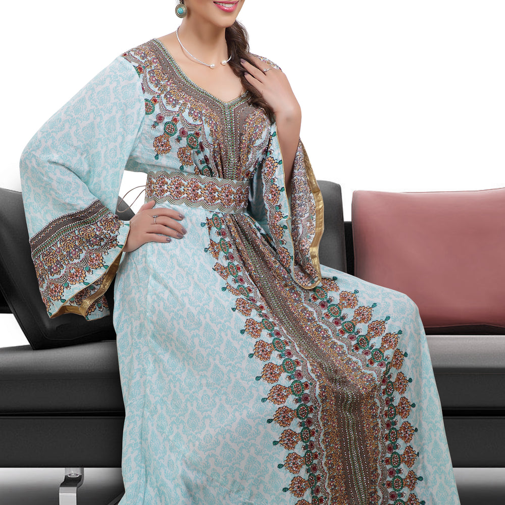 
                  
                    Customized Digital Kaftan With Mix Embroidery - Maxim Creation
                  
                