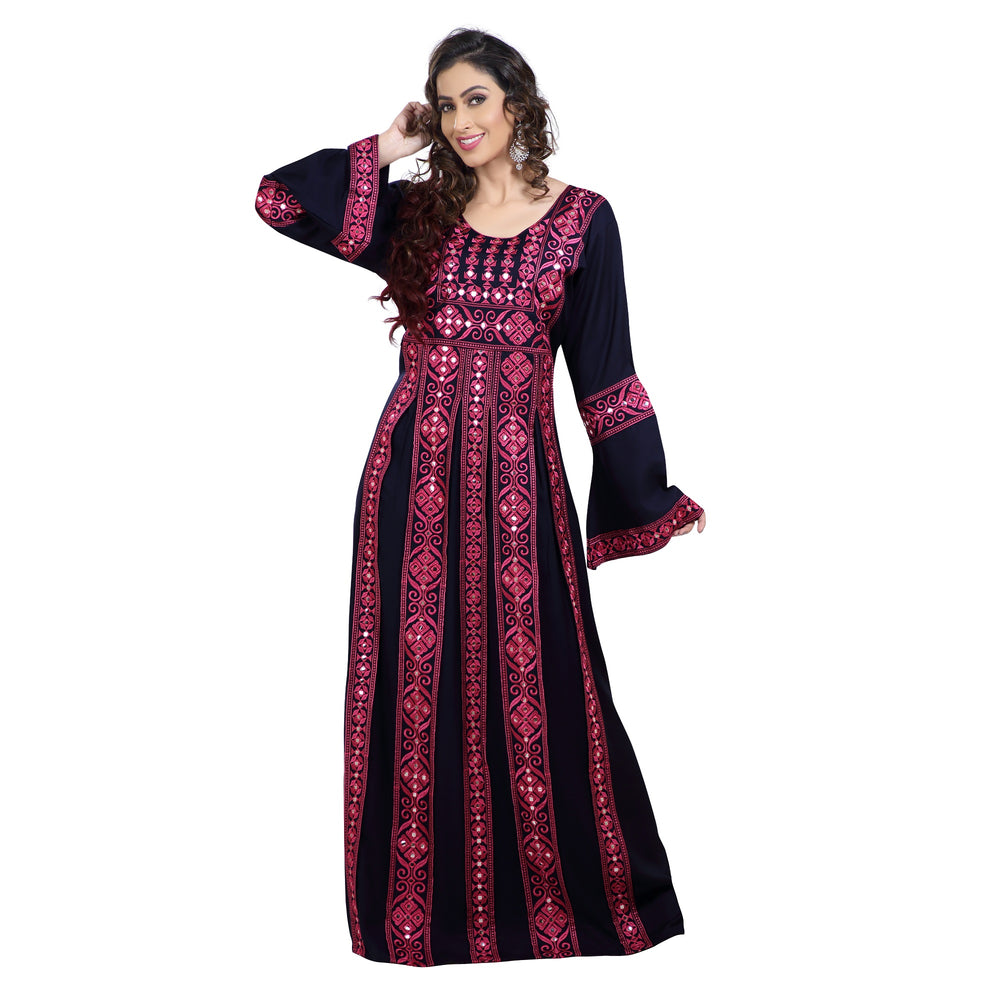 
                  
                    Persian Kaftan with Machine Embroidery Work - Maxim Creation
                  
                