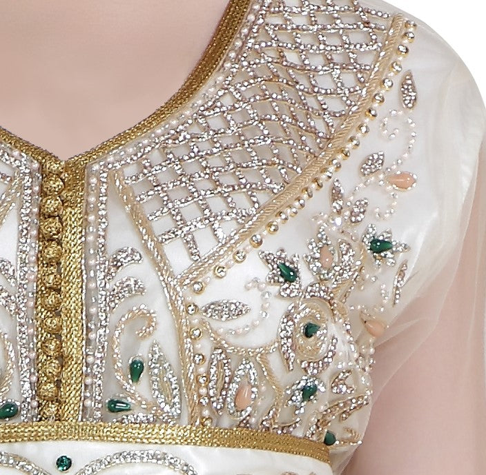 
                  
                    Persian Djellaba Embroidered Kaftan - Maxim Creation
                  
                