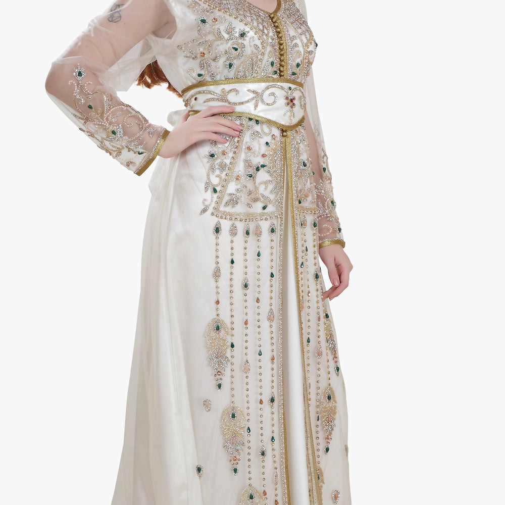 
                  
                    Persian Djellaba Embroidered Kaftan - Maxim Creation
                  
                