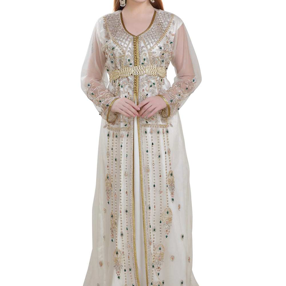 
                  
                    Persian Djellaba Embroidered Kaftan - Maxim Creation
                  
                