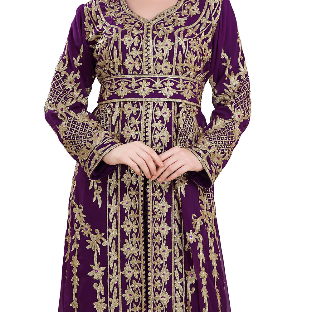 
                  
                    Arabian Gown Designer Caftan - Maxim Creation
                  
                