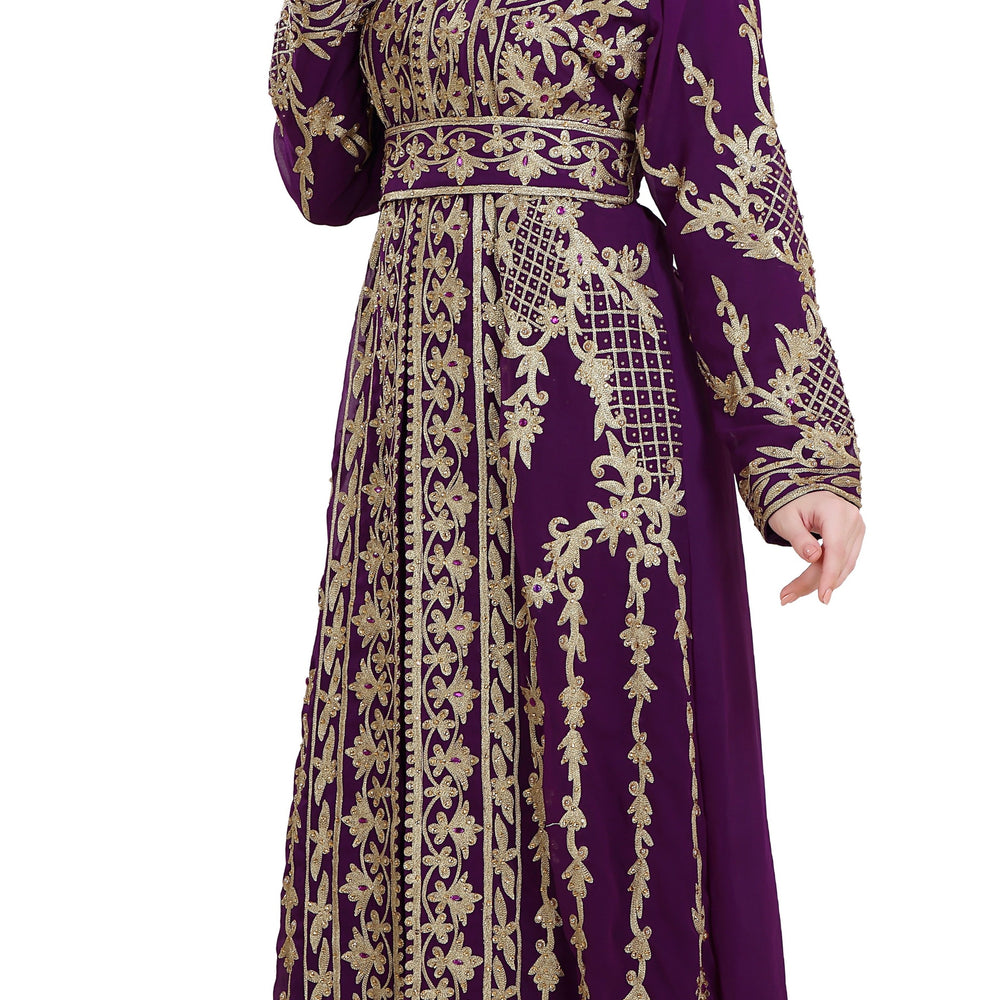 
                  
                    Arabian Gown Designer Caftan - Maxim Creation
                  
                