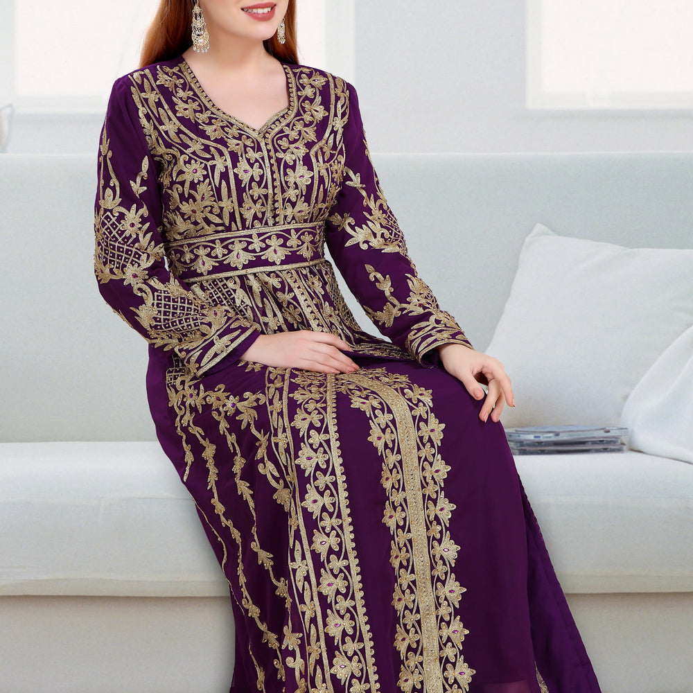 
                  
                    Arabian Gown Designer Caftan - Maxim Creation
                  
                