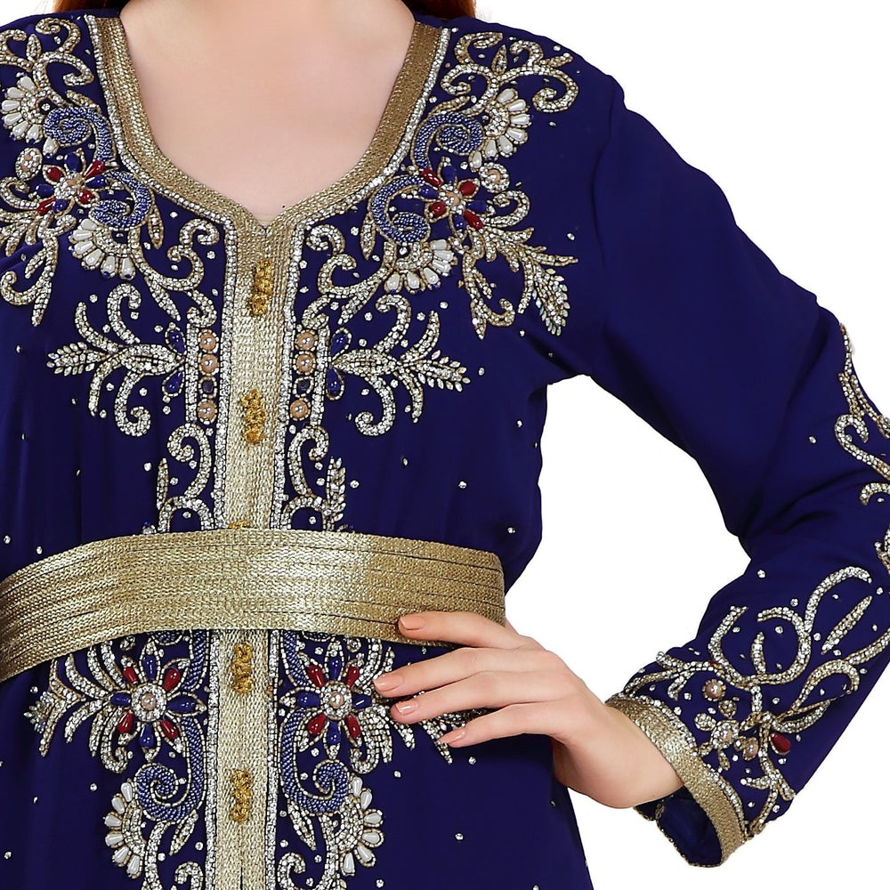 
                  
                    Persian Abaya Designer Kaftan Dress - Maxim Creation
                  
                