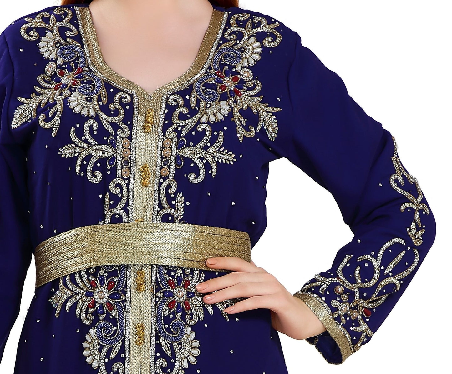 Persian Abaya Designer Kaftan Dress - Maxim Creation