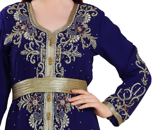 Persian Abaya Designer Kaftan Dress - Maxim Creation