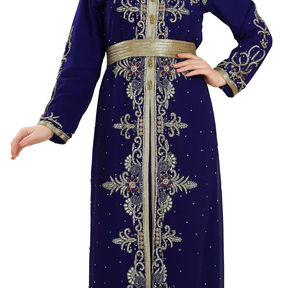Persian Abaya Designer Kaftan Dress - Maxim Creation