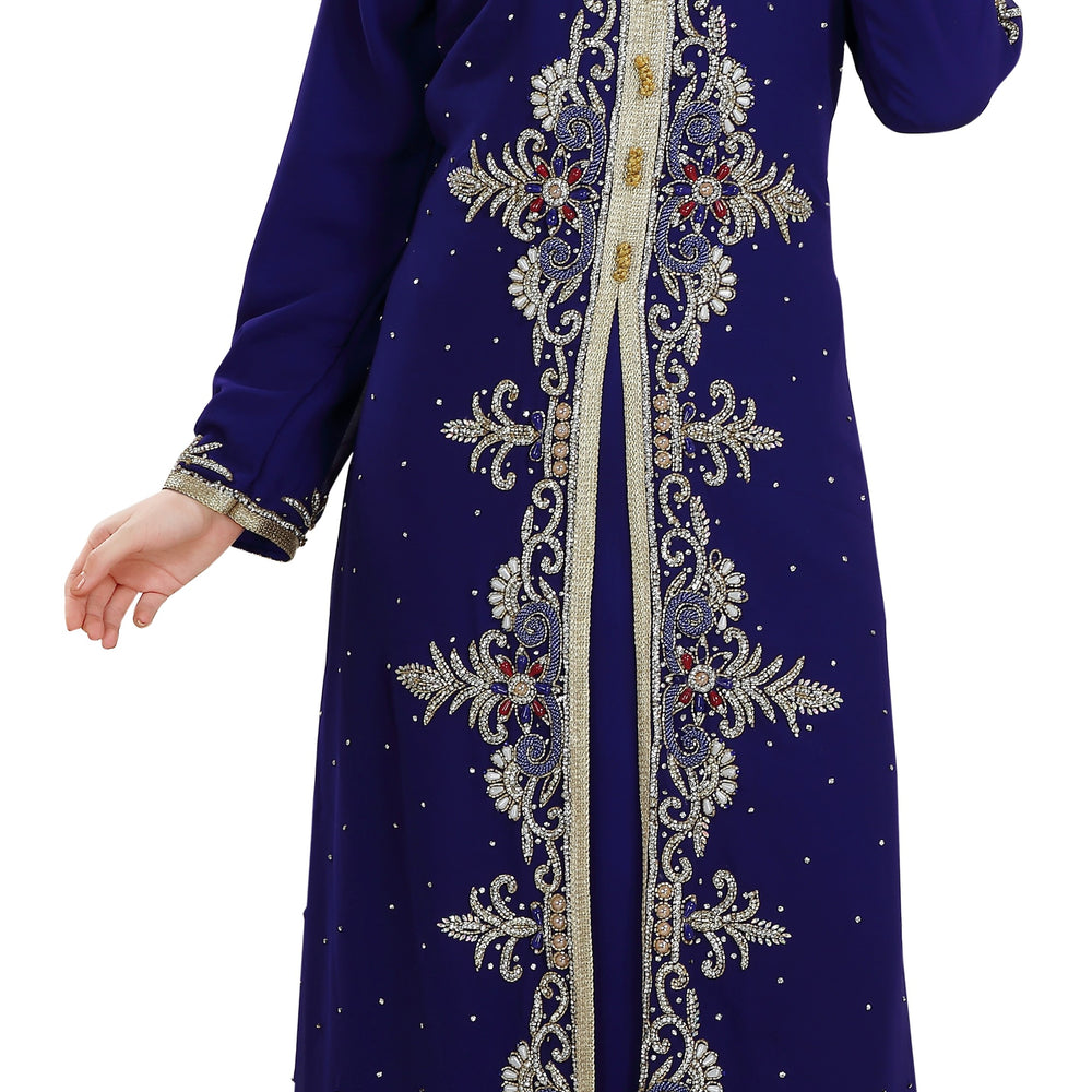 
                  
                    Persian Abaya Designer Kaftan Dress - Maxim Creation
                  
                