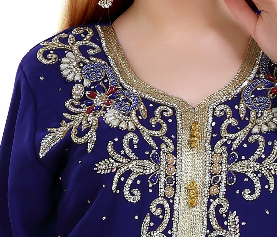 
                  
                    Persian Abaya Designer Kaftan Dress - Maxim Creation
                  
                