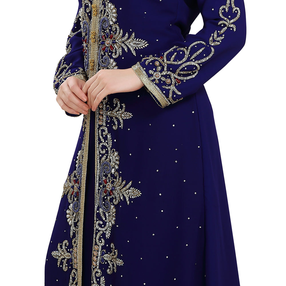 Persian Abaya Designer Kaftan Dress - Maxim Creation
