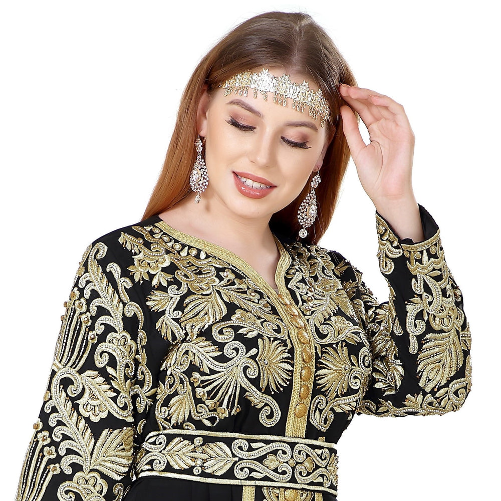 
                  
                    Kaftan Gown TeaParty Dress - Maxim Creation
                  
                