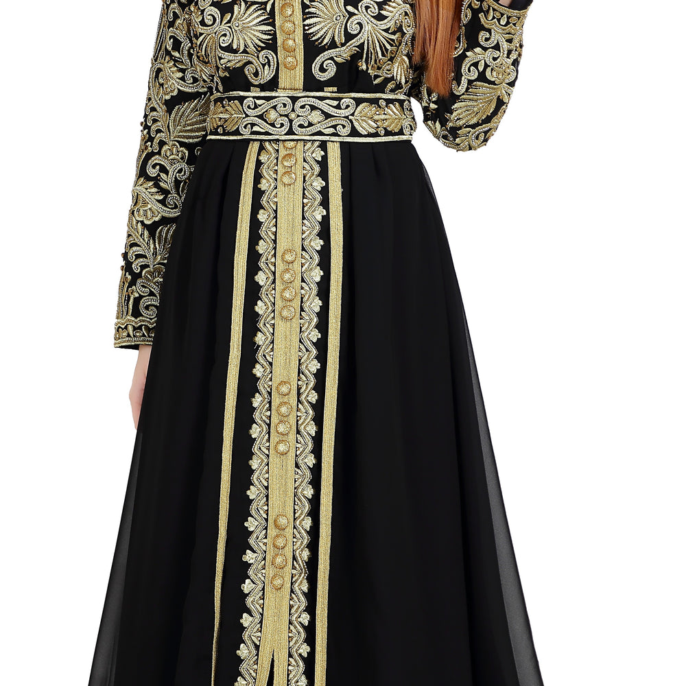 
                  
                    Kaftan Gown TeaParty Dress - Maxim Creation
                  
                