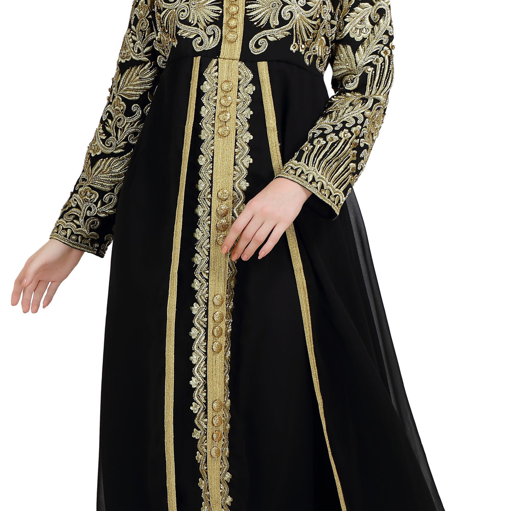 
                  
                    Kaftan Gown TeaParty Dress - Maxim Creation
                  
                