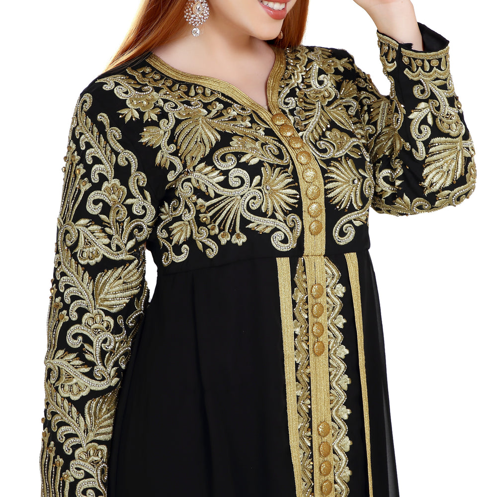 
                  
                    Kaftan Gown TeaParty Dress - Maxim Creation
                  
                