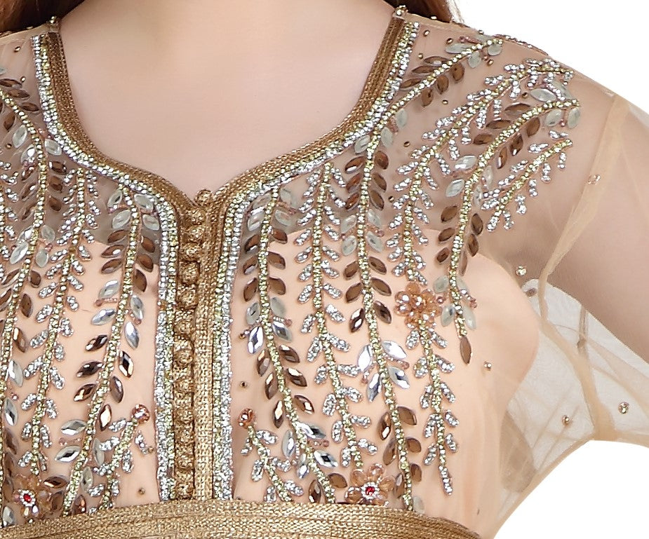 
                  
                    Modern Jalabiya Designer Kaftan - Maxim Creation
                  
                