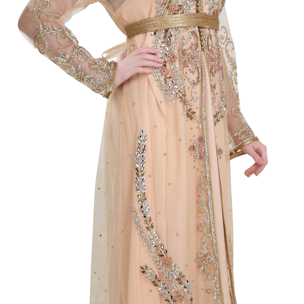 
                  
                    Modern Jalabiya Designer Kaftan - Maxim Creation
                  
                