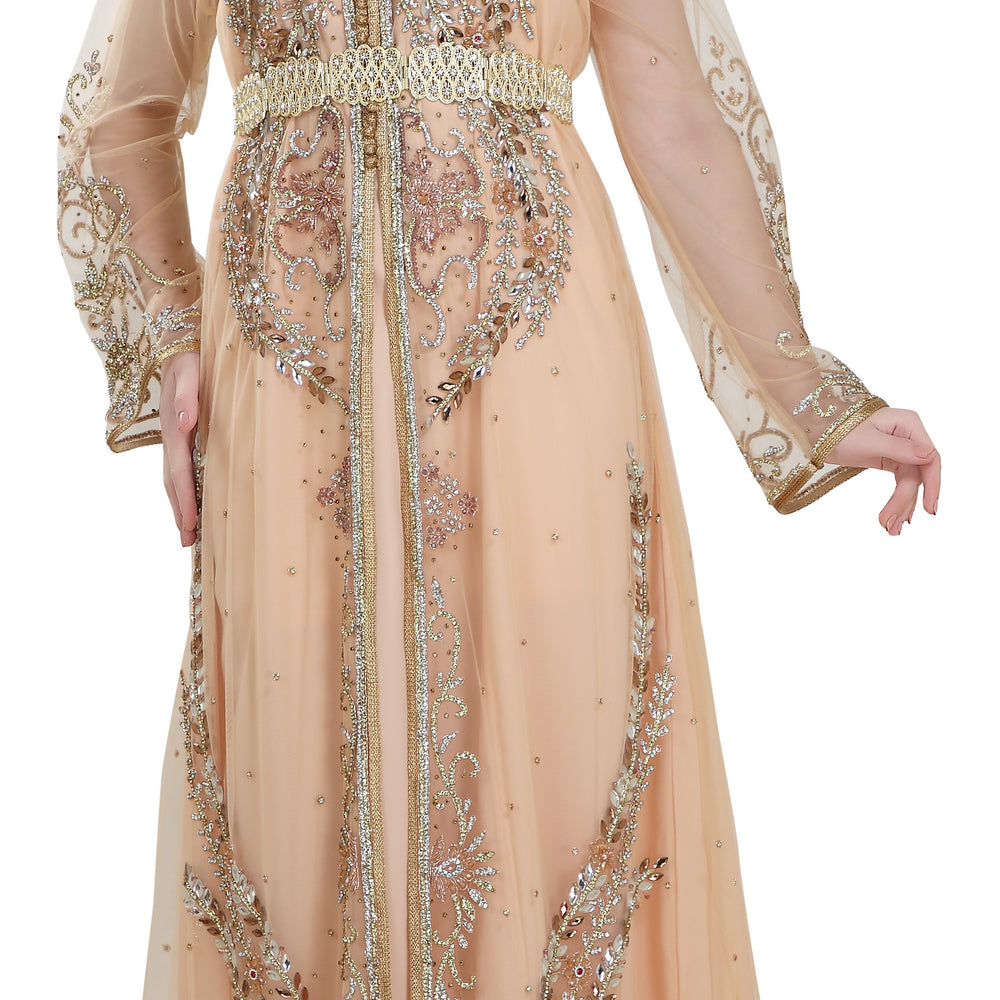 
                  
                    Modern Jalabiya Designer Kaftan - Maxim Creation
                  
                