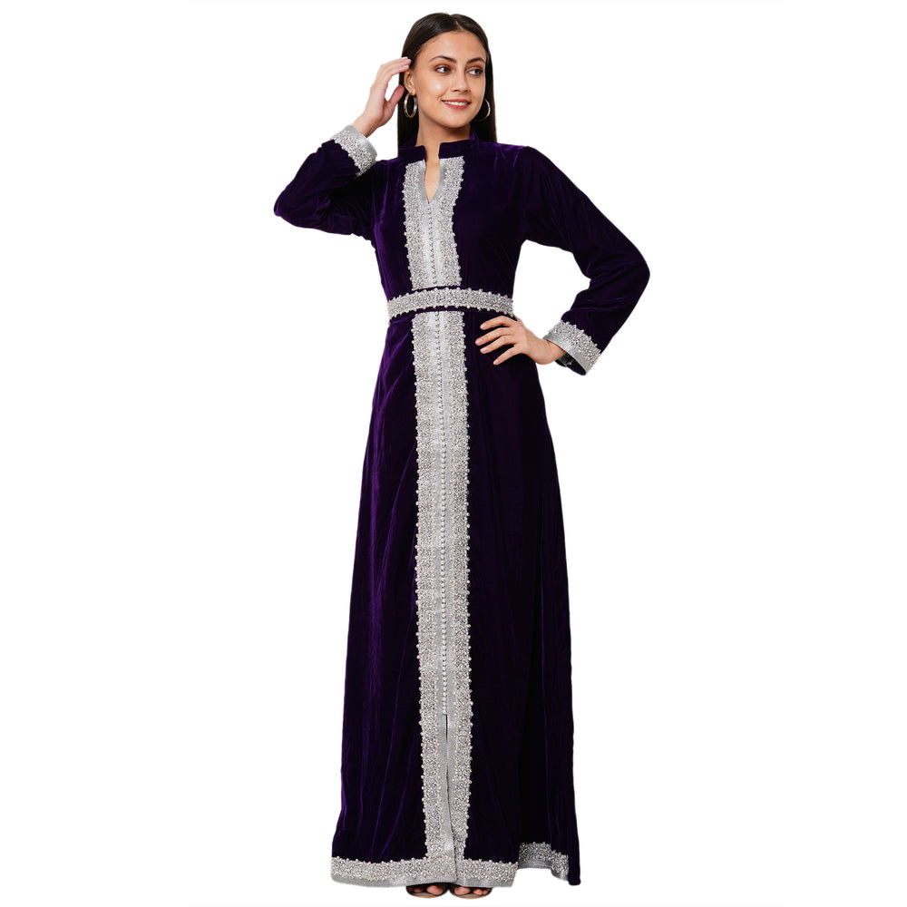 
                  
                    Arabian Kaftan Evening Party Gown - Maxim Creation
                  
                