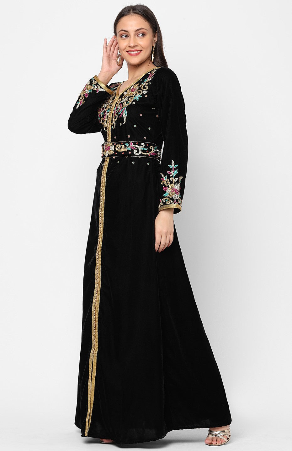 Tailor Made Embroidered Takchita Gown - Maxim Creation