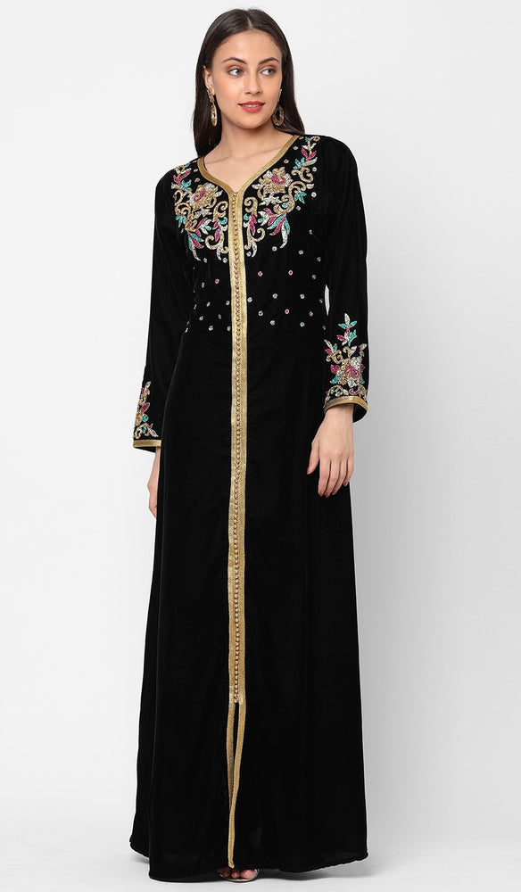 
                  
                    Tailor Made Embroidered Takchita Gown - Maxim Creation
                  
                