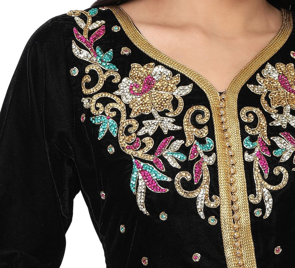 
                  
                    Tailor Made Embroidered Takchita Gown - Maxim Creation
                  
                
