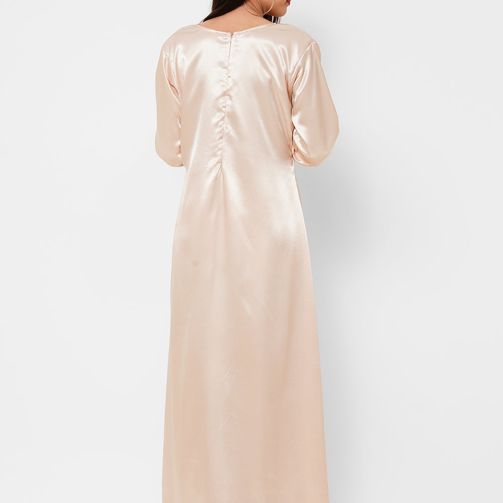 
                  
                    Modern Velvet Kaftan Evening Party Gown - Maxim Creation
                  
                