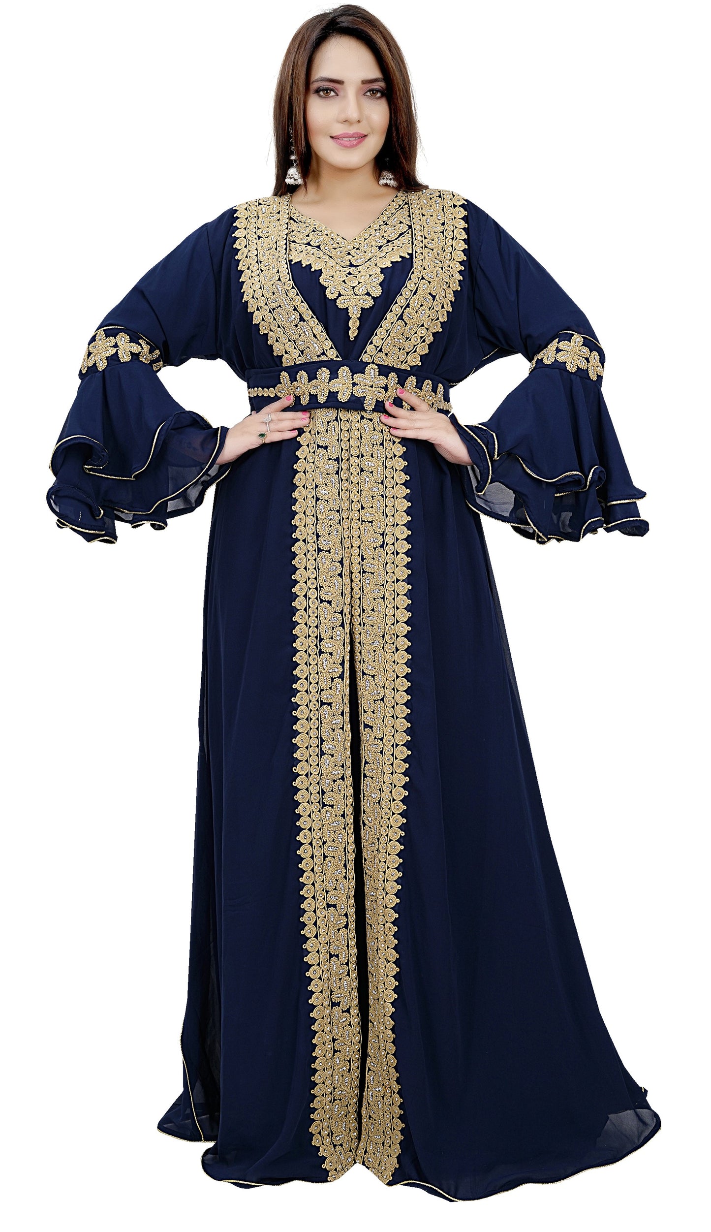 Tailor Made Kaftan Designer Abaya - Maxim Creation