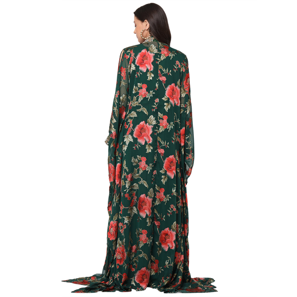 
                  
                    Summer Kaftan Floral Printed Slit Sleeve Maxi - Maxim Creation
                  
                