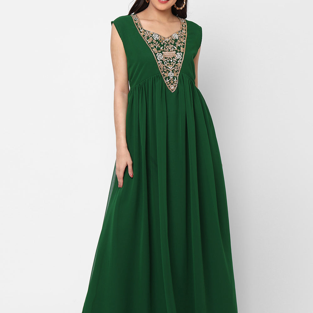 
                  
                    Summer Kaftan Floral Printed Slit Sleeve Maxi - Maxim Creation
                  
                