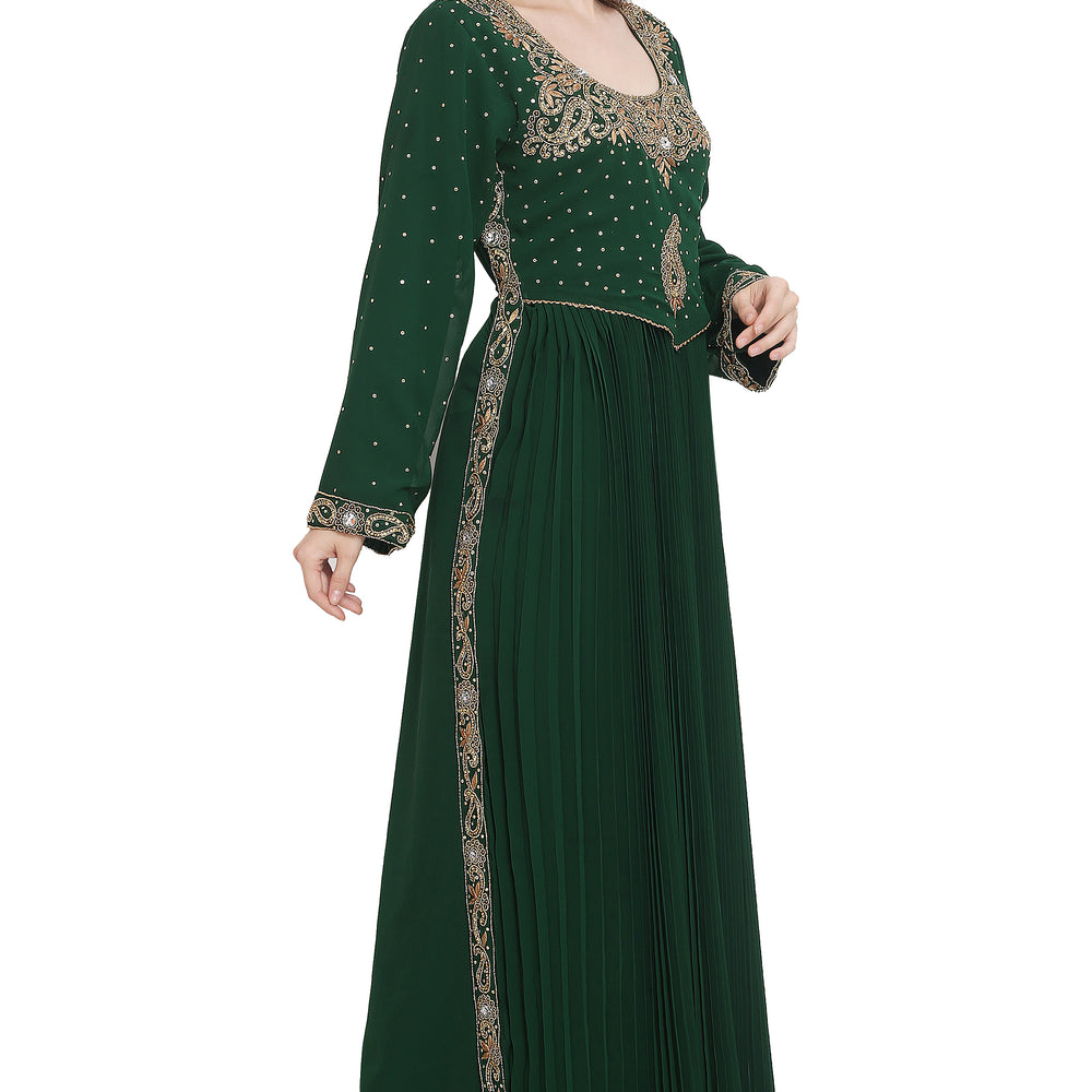 
                  
                    Djellaba Maxi Embroidered Gown - Maxim Creation
                  
                