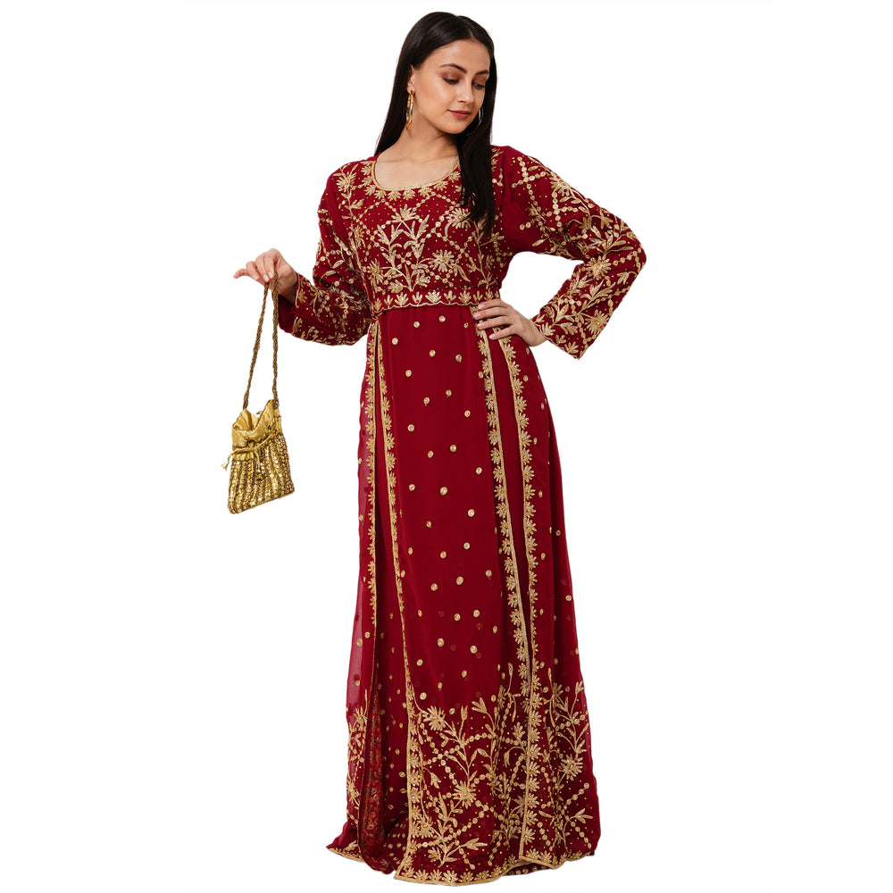 
                  
                    Cocktail Party Arabian Gown - Maxim Creation
                  
                