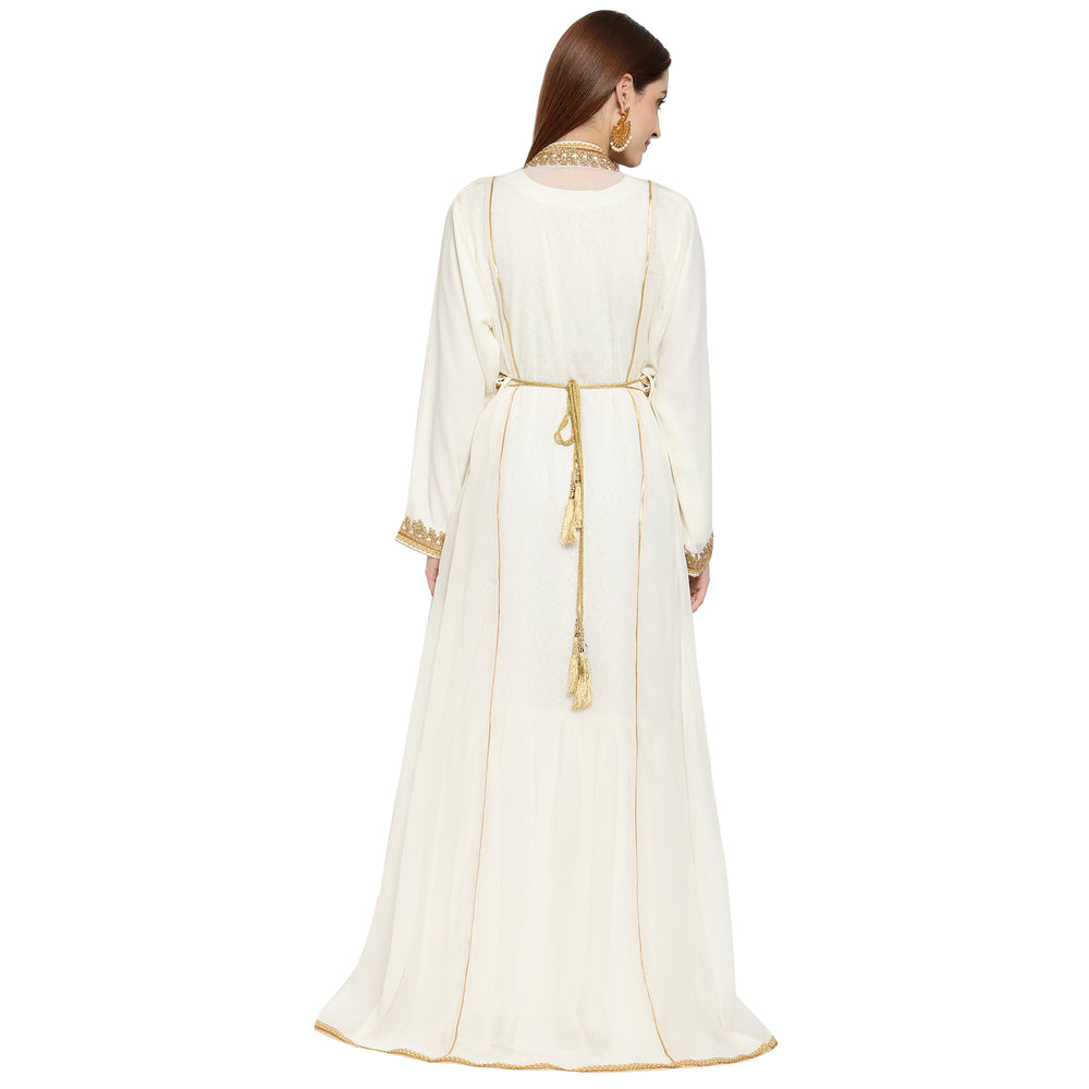 
                  
                    Embroidered Maxi With Lace Work - Maxim Creation
                  
                