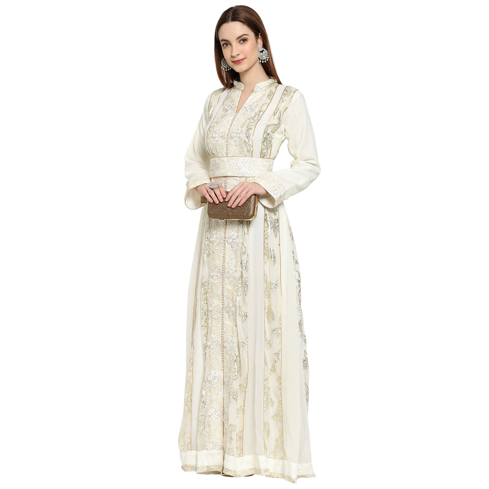 
                  
                    Hand Embroidered Wedding Ball Gown - Maxim Creation
                  
                