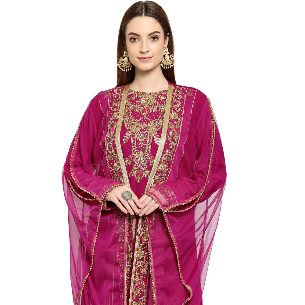 
                  
                    Henna Party Embroidered Maxi Dress - Maxim Creation
                  
                