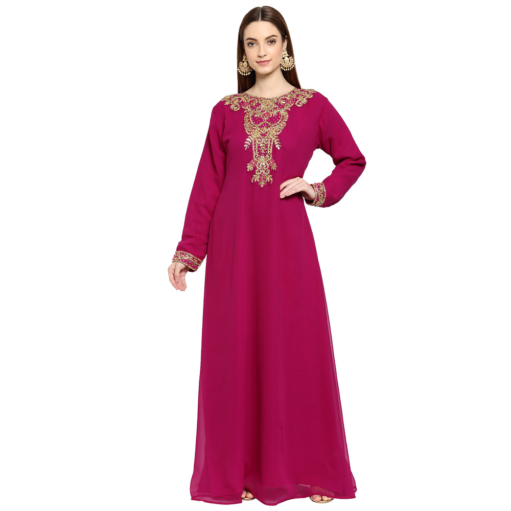 
                  
                    Henna Party Embroidered Maxi Dress - Maxim Creation
                  
                