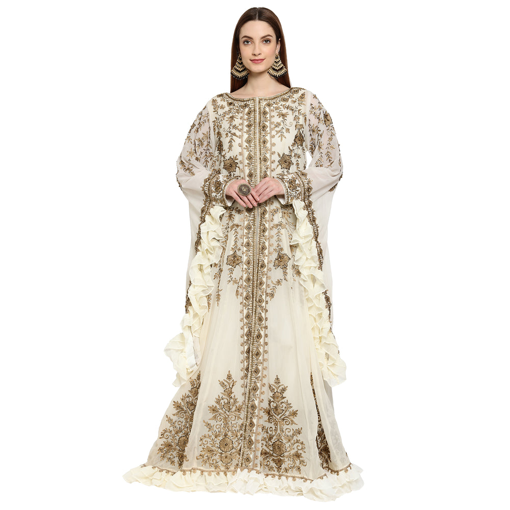 
                  
                    Modern Caftan Cocktail Party Gown - Maxim Creation
                  
                